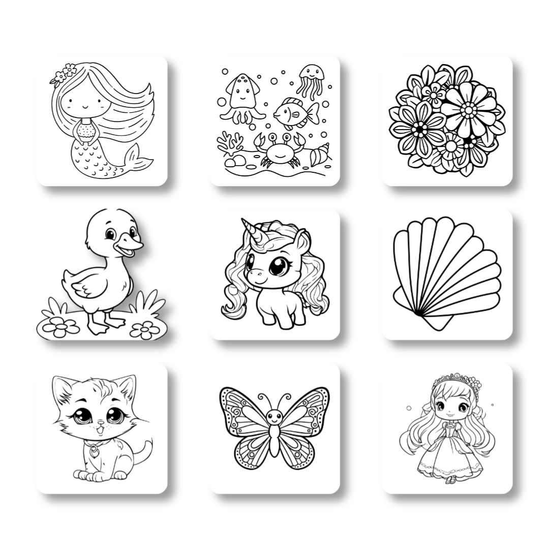 Color Me Magnets -Girls